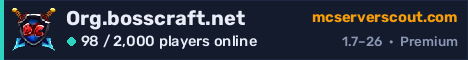 Org.bosscraft.net server banner