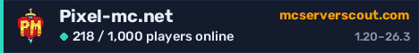 Pixel-mc.net server banner