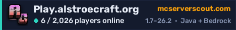 Play.alstroecraft.org server banner