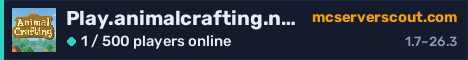 Play.animalcrafting.net server banner