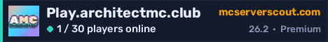 Play.architectmc.club server banner