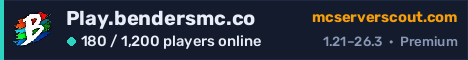 Play.bendersmc.co server banner