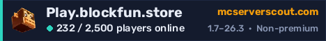 Play.blockfun.store server banner