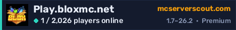 Play.bloxmc.net server banner
