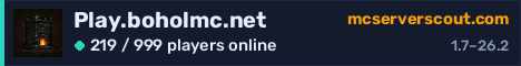 Play.boholmc.net server banner