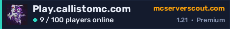 Play.callistomc.com server banner