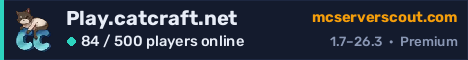 Play.catcraft.net server banner