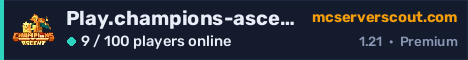 Play.champions-ascent.com server banner