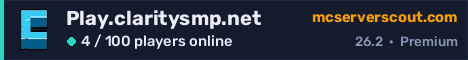Play.claritysmp.net server banner