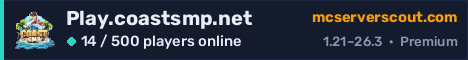 Play.coastsmp.net server banner
