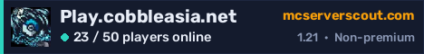 Play.cobbleasia.net server banner