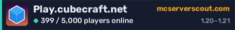 Play.cubecraft.net server banner