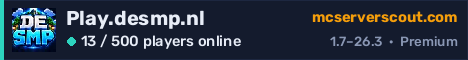 Play.desmp.nl server banner