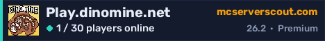 Play.dinomine.net server banner