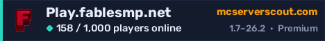 Play.fablesmp.net server banner