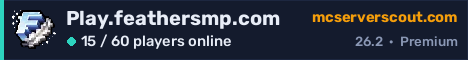 Play.feathersmp.com server banner