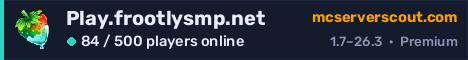 Play.frootlysmp.net server banner