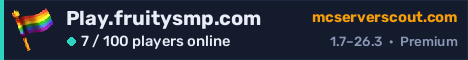 Play.fruitysmp.com server banner