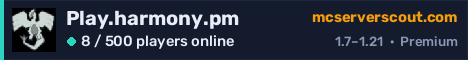 Play.harmony.pm server banner