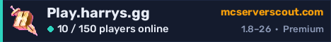 Play.harrys.gg server banner