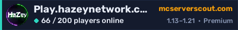 Play.hazeynetwork.com server banner