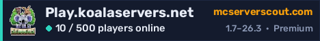 Play.koalaservers.net server banner