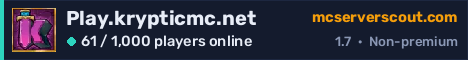 Play.krypticmc.net server banner