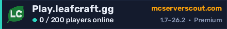 Play.leafcraft.gg server banner