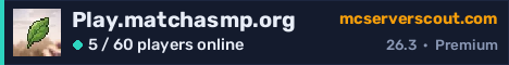 Play.matchasmp.org server banner