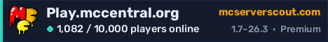 Play.mccentral.org server banner