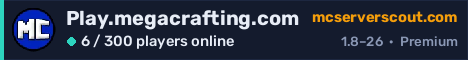 Play.megacrafting.com server banner
