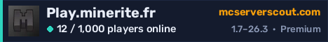 Play.minerite.fr server banner