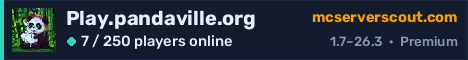 Play.pandaville.org server banner