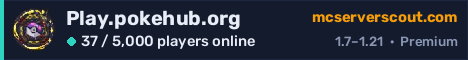 Play.pokehub.org server banner