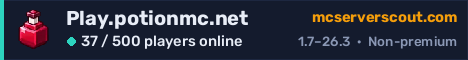 Play.potionmc.net server banner