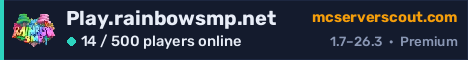 Play.rainbowsmp.net server banner