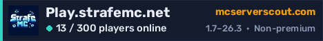 Play.strafemc.net server banner
