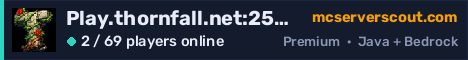 Play.thornfall.net:25591 server banner