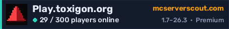 Play.toxigon.org server banner