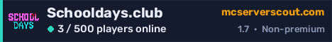 Schooldays.club server banner
