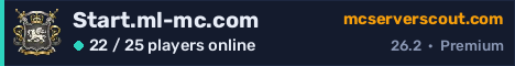 Start.ml-mc.com server banner