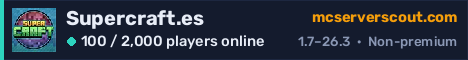 Supercraft.es server banner