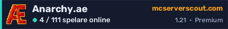 Serverbanner för Anarchy.ae