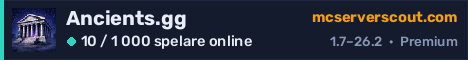 Serverbanner för Ancients.gg