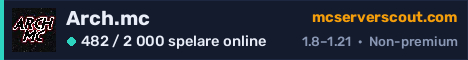 Serverbanner för Arch.mc