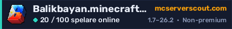Serverbanner för Balikbayan.minecraft.best