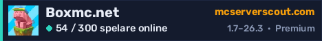 Serverbanner för Boxmc.net