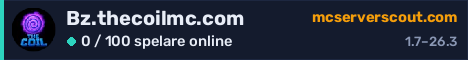 Serverbanner för Bz.thecoilmc.com