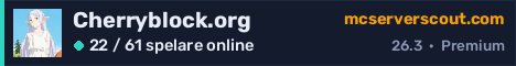 Serverbanner för Cherryblock.org