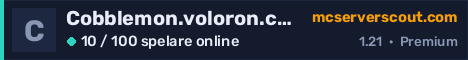 Serverbanner för Cobblemon.voloron.com